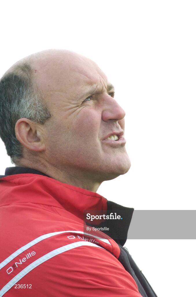 18 February 2007; Down manager Gerald Coulter. Allianz National Hurling League Division 1A, Round 1, Down v Clare, Portaferry, Down. Photo by Sportsfile
