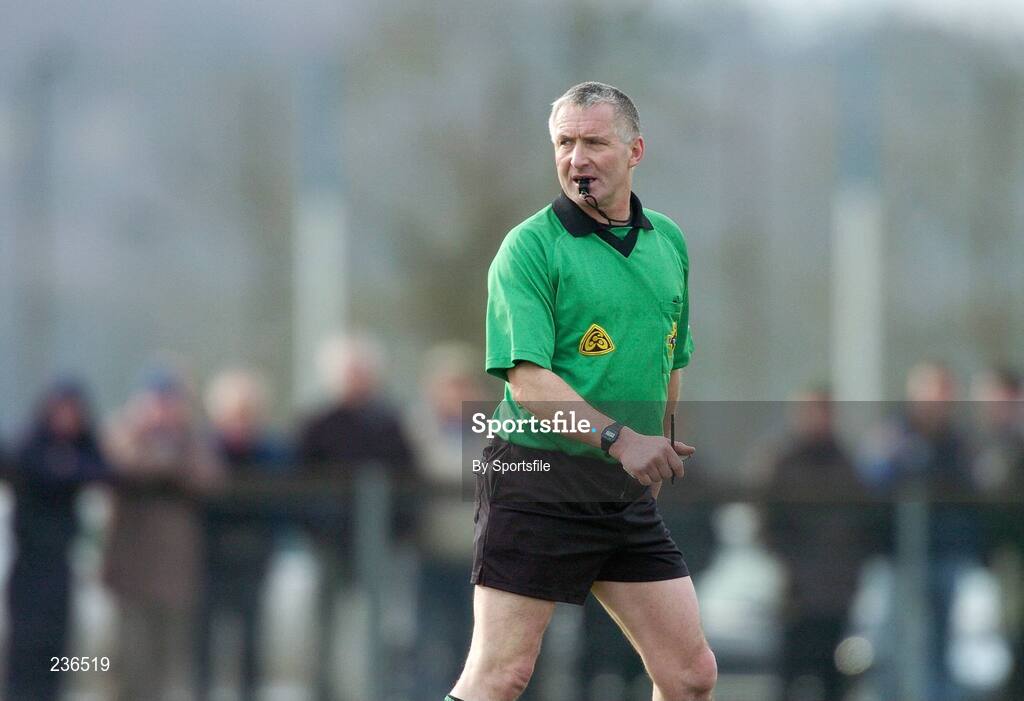 18 February 2007; Referee Gerard Devlin. Allianz National Hurling League Division 1A, Round 1, Down v Clare, Portaferry, Down. Photo by Sportsfile