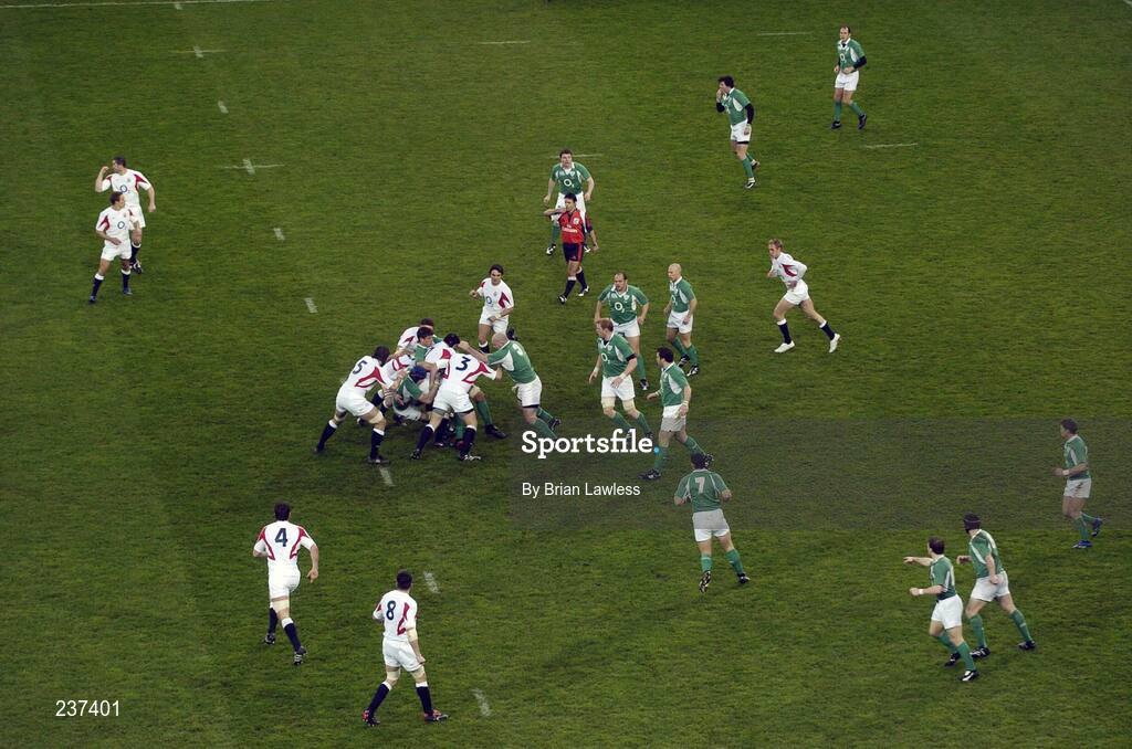 24 February 2007; A general view action during the match. RBS Six Nations Rugby Championship, Ireland v England, Croke Park, Dublin. Picture Credit: Brian Lawless / SPORTSFILE