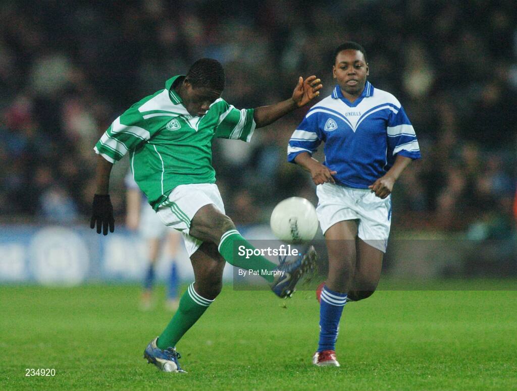 3 February 2007; Action from the Cumann na mBunscoil international game which was played at half time of the Allianz NFL Division 1A, Dublin v Tyrone, Croke Park, Dublin. Picture credit: Pat Murphy / SPORTSFILE