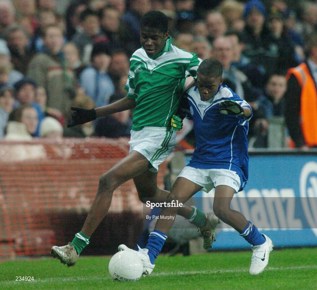 3 February 2007; Action from the Cumann na mBunscoil international game which was played at half time of the Allianz NFL Division 1A, Dublin v Tyrone, Croke Park, Dublin. Picture credit: Pat Murphy / SPORTSFILE