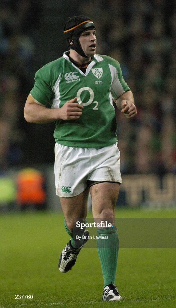 24 February 2007; Denis Leamy, Ireland. RBS Six Nations Rugby Championship, Ireland v England, Croke Park, Dublin. Picture Credit: Brian Lawless / SPORTSFILE