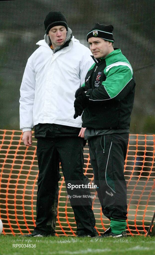 2 March 2007; QUB manager James McCartan near the end of the game. Ulster Bank Sigerson Cup Semi-Final, Queen's University Belfast v Cork Institute of Technology, Queen's University, Belfast, Co. Antrim. Picture credit: Oliver McVeigh / SPORTSFILE