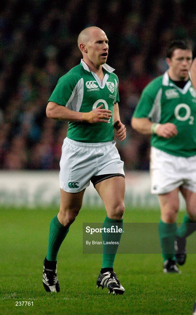 24 February 2007; Peter Stringer, Ireland. RBS Six Nations Rugby Championship, Ireland v England, Croke Park, Dublin. Picture Credit: Brian Lawless / SPORTSFILE