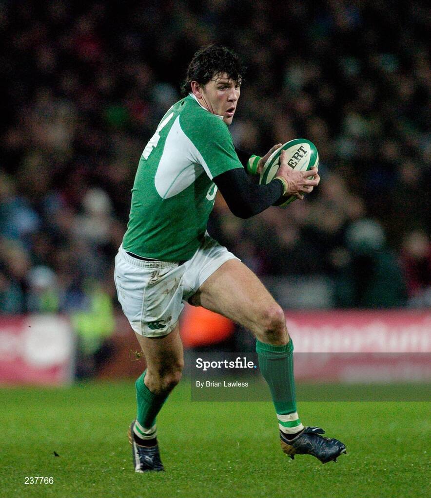 24 February 2007; Shane Horgan, Ireland. RBS Six Nations Rugby Championship, Ireland v England, Croke Park, Dublin. Picture Credit: Brian Lawless / SPORTSFILE