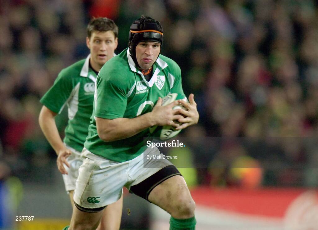 24 February 2007; Denis Leamy, Ireland. RBS Six Nations Rugby Championship, Ireland v England, Croke Park, Dublin. Picture Credit: Matt Browne / SPORTSFILE