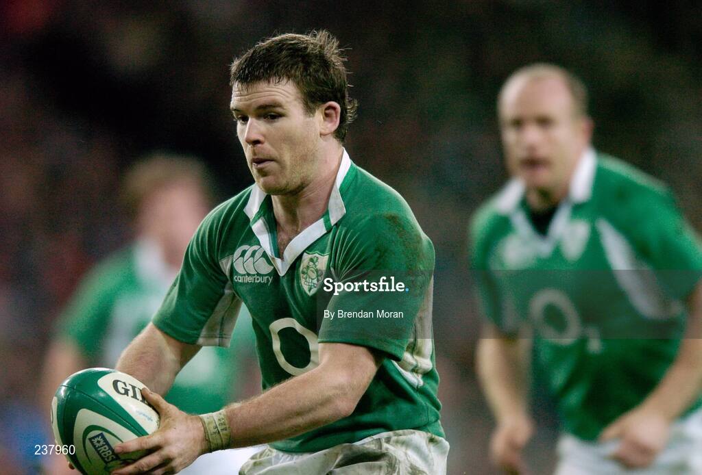 24 February 2007; Gordon D'Arcy, Ireland. RBS Six Nations Rugby Championship, Ireland v England, Croke Park, Dublin. Picture Credit: Brendan Moran / SPORTSFILE