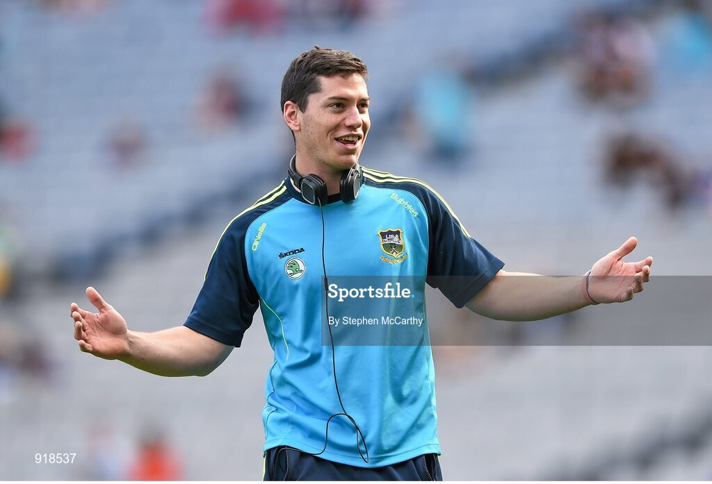27 September 2014; Tipperary's John O'Dwyer ahead of the game. GAA Hurling All Ireland Senior Championship Final Replay, Kilkenny v Tipperary. Croke Park, Dublin. Picture credit: Stephen McCarthy / SPORTSFILE