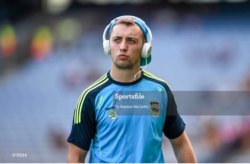 27 September 2014; Tipperary's James Barry ahead of the game. GAA Hurling All Ireland Senior Championship Final Replay, Kilkenny v Tipperary. Croke Park, Dublin. Picture credit: Stephen McCarthy / SPORTSFILE