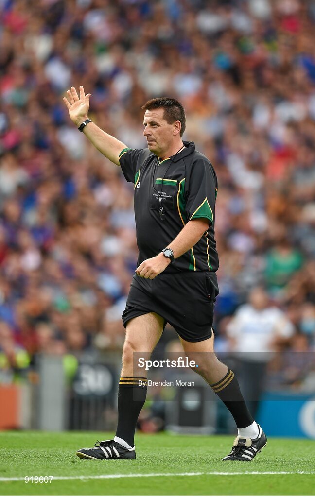 27 September 2014; Referee Brian Gavin. GAA Hurling All Ireland Senior Championship Final Replay, Kilkenny v Tipperary. Croke Park, Dublin. Picture credit: Brendan Moran / SPORTSFILE