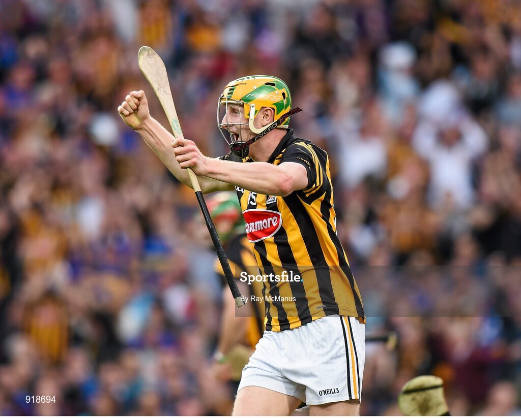 27 September 2014; John Power, Kilkenny, celebrates after scoring his side's second goal of the game. GAA Hurling All Ireland Senior Championship Final Replay, Kilkenny v Tipperary. Croke Park, Dublin. Picture credit: Ray McManus / SPORTSFILE