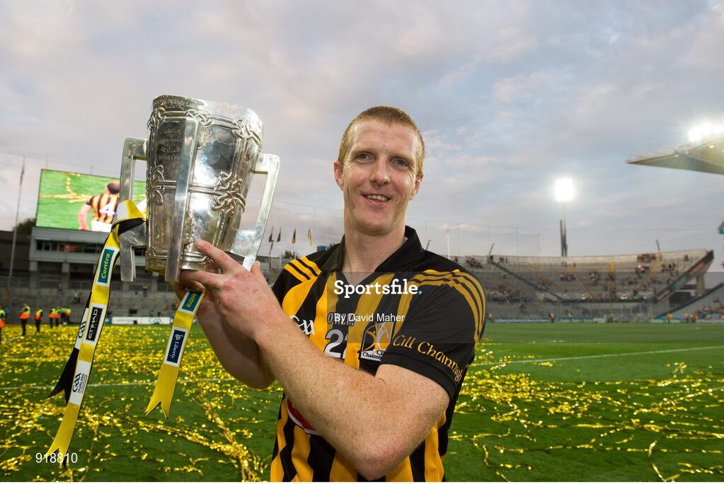 27 September 2014; Kilkenny's Henry Shefflin celebrates at the end of the game. GAA Hurling All Ireland Senior Championship Final Replay, Kilkenny v Tipperary. Croke Park, Dublin. Picture credit: David Maher / SPORTSFILE
