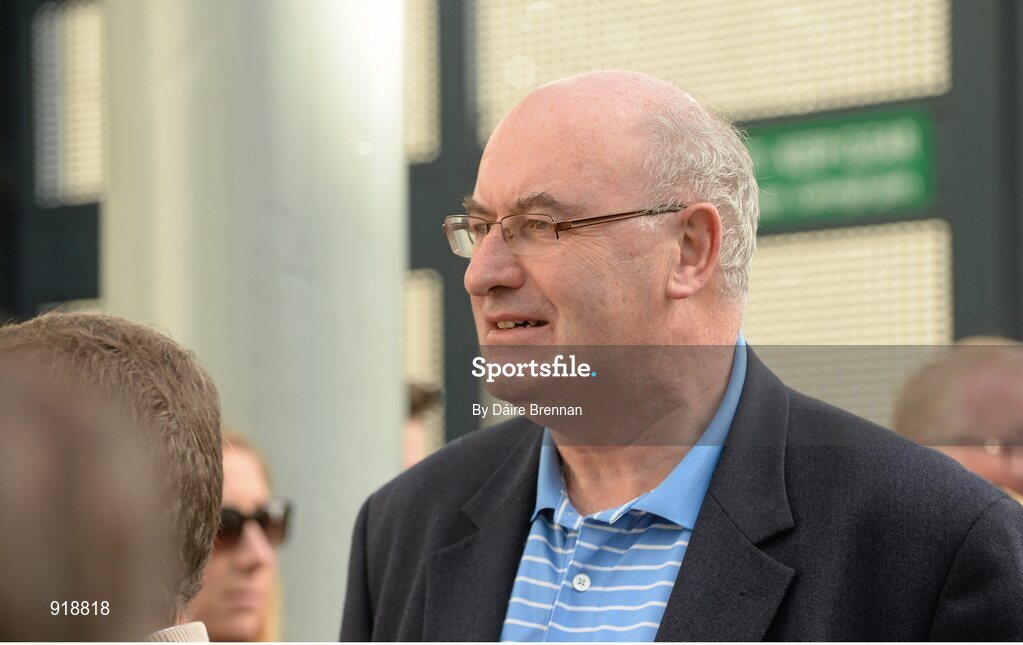27 September 2014; European Commissioner for Agriculture and Rural Development Phil Hogan ahead of the game. GAA Hurling All Ireland Senior Championship Final Replay, Kilkenny v Tipperary. Croke Park, Dublin. Picture credit: Dáire Brennan / SPORTSFILE