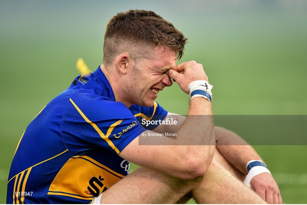 27 September 2014; A dejected Padraic Maher, Tipperary, after the game. GAA Hurling All Ireland Senior Championship Final Replay, Kilkenny v Tipperary. Croke Park, Dublin. Picture credit: Brendan Moran / SPORTSFILE