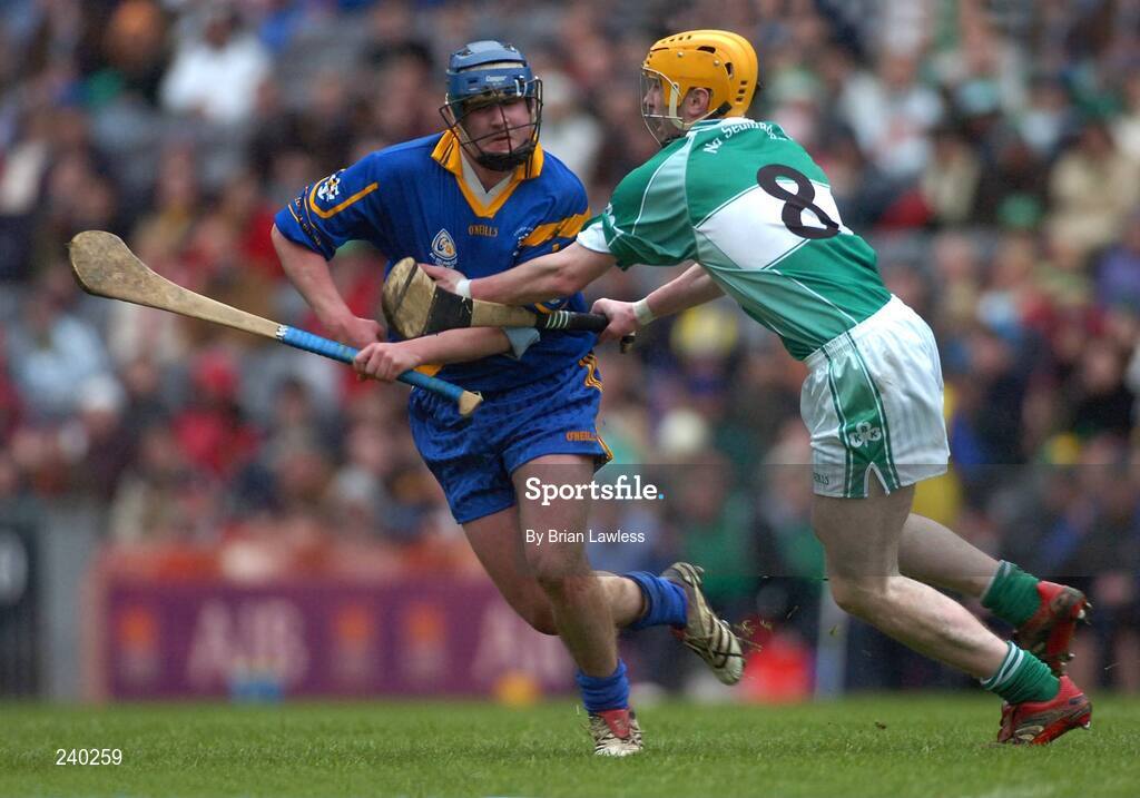 17 March 2007; Ray Regan, Loughrea, in action against James 'Cha' Fitzpatrick, Ballyhale Shamrocks. AIB All-Ireland Senior Club Hurling Championship Final, Ballyhale Shamrocks v Loughrea, Croke Park, Dublin. Picture credit: Brian Lawless / SPORTSFILE