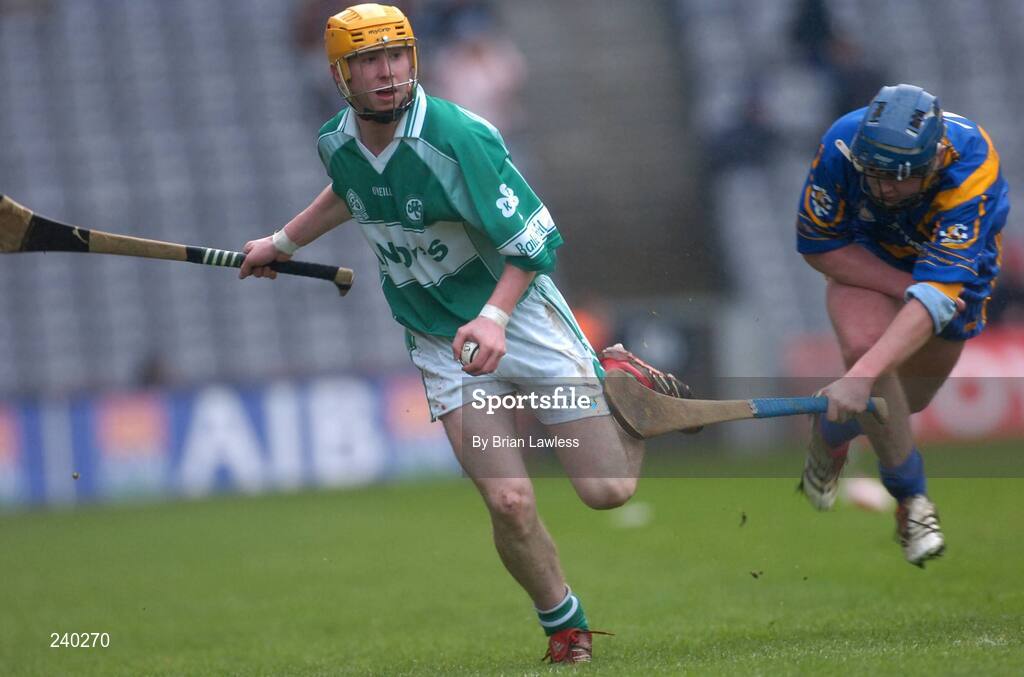 17 March 2007; James 'Cha' Fitzpatrick, Ballyhale Shamrocks, in action against Ray Regan, Loughrea. AIB All-Ireland Senior Club Hurling Championship Final, Ballyhale Shamrocks v Loughrea, Croke Park, Dublin. Picture credit: Brian Lawless / SPORTSFILE