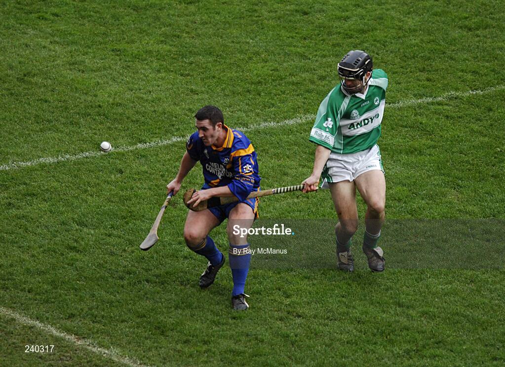17 March 2007; Tom Regan, Loughrea, in action against David Hoyne, Ballyhale Shamrocks. AIB All-Ireland Senior Club Hurling Championship Final, Ballyhale Shamrocks v Loughrea, Croke Park, Dublin. Picture credit: Ray McManus / SPORTSFILE