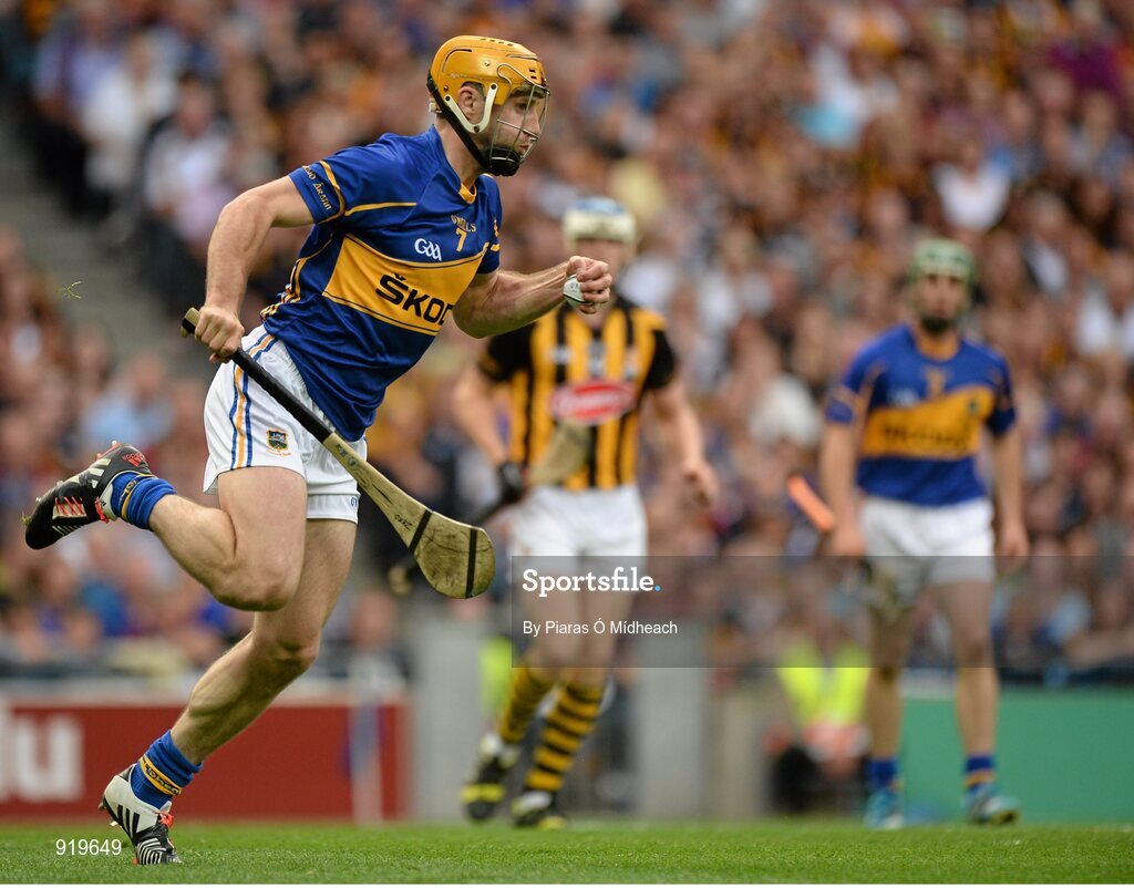 27 September 2014; Kieran Bergin, Tipperary. GAA Hurling All Ireland Senior Championship Final Replay, Kilkenny v Tipperary. Croke Park, Dublin. Picture credit: Piaras Ó Mídheach / SPORTSFILE