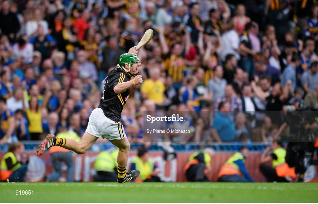 27 September 2014; Kilkenny goalkeeper Eoin Murphy celebrates at the final whistle. GAA Hurling All Ireland Senior Championship Final Replay, Kilkenny v Tipperary. Croke Park, Dublin. Picture credit: Piaras Ó Mídheach / SPORTSFILE
