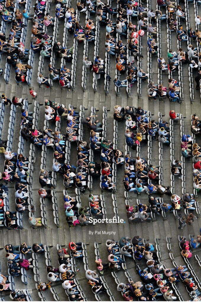 27 September 2014; Supporters ahead of the game. GAA Hurling All Ireland Senior Championship Final Replay, Kilkenny v Tipperary. Croke Park, Dublin. Picture credit: Pat Murphy / SPORTSFILE