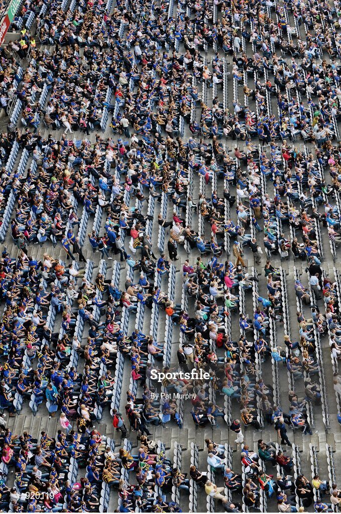 27 September 2014; Supporters ahead of the game. GAA Hurling All Ireland Senior Championship Final Replay, Kilkenny v Tipperary. Croke Park, Dublin. Picture credit: Pat Murphy / SPORTSFILE