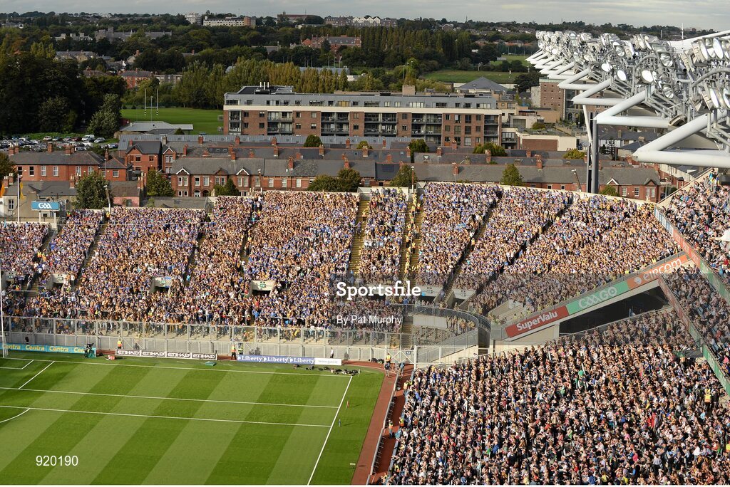 27 September 2014; Supporters ahead of the game. GAA Hurling All Ireland Senior Championship Final Replay, Kilkenny v Tipperary. Croke Park, Dublin. Picture credit: Pat Murphy / SPORTSFILE
