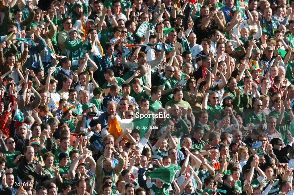 24 March 2007; A general view of the crowd at the game. 2008 European Championship Qualifier, Republic of Ireland v Wales, Croke Park, Dublin. Photo by Sportsfile *** Local Caption ***