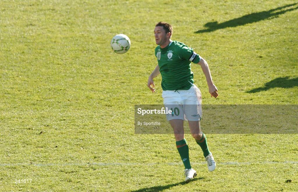 24 March 2007; Robbie Keane, Republic of Ireland. 2008 European Championship Qualifier, Republic of Ireland v Wales, Croke Park, Dublin. Photo by Sportsfile *** Local Caption ***