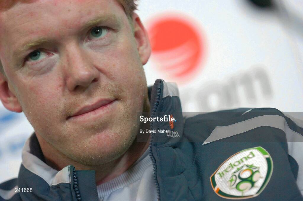 27 March 2007; Republic of Ireland manager Steve Staunton at a press conference ahead of their 2008 European Championship Qualifier against Slovakia. Croke Park, Dublin. Picture credit: David Maher / SPORTSFILE