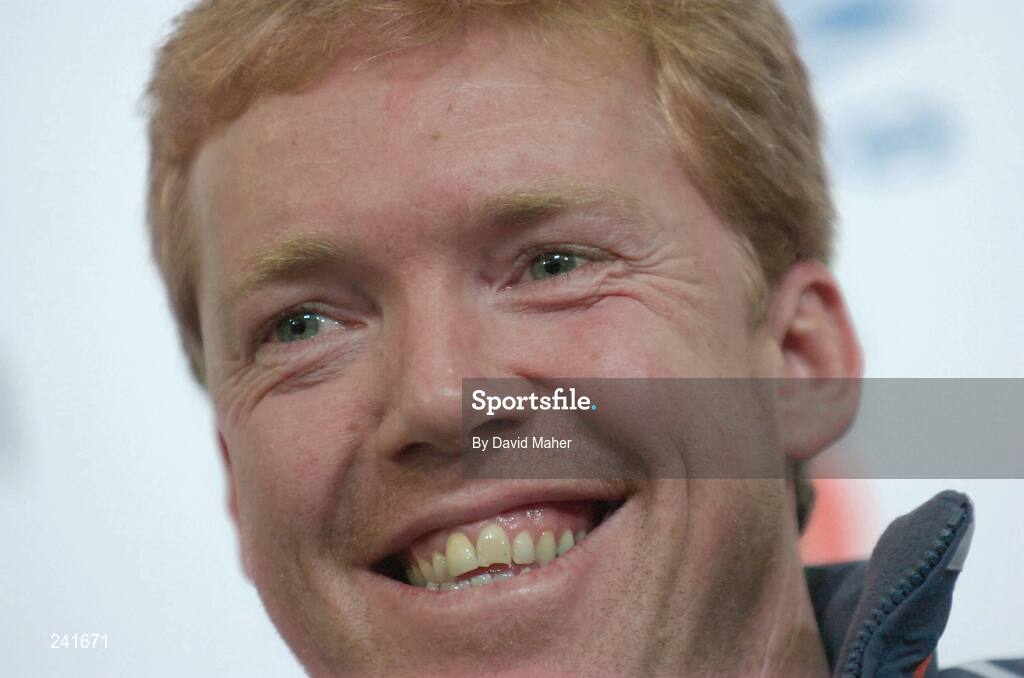 27 March 2007; Republic of Ireland manager Steve Staunton at a press conference ahead of their 2008 European Championship Qualifier against Slovakia. Croke Park, Picture credit: David Maher / SPORTSFILE