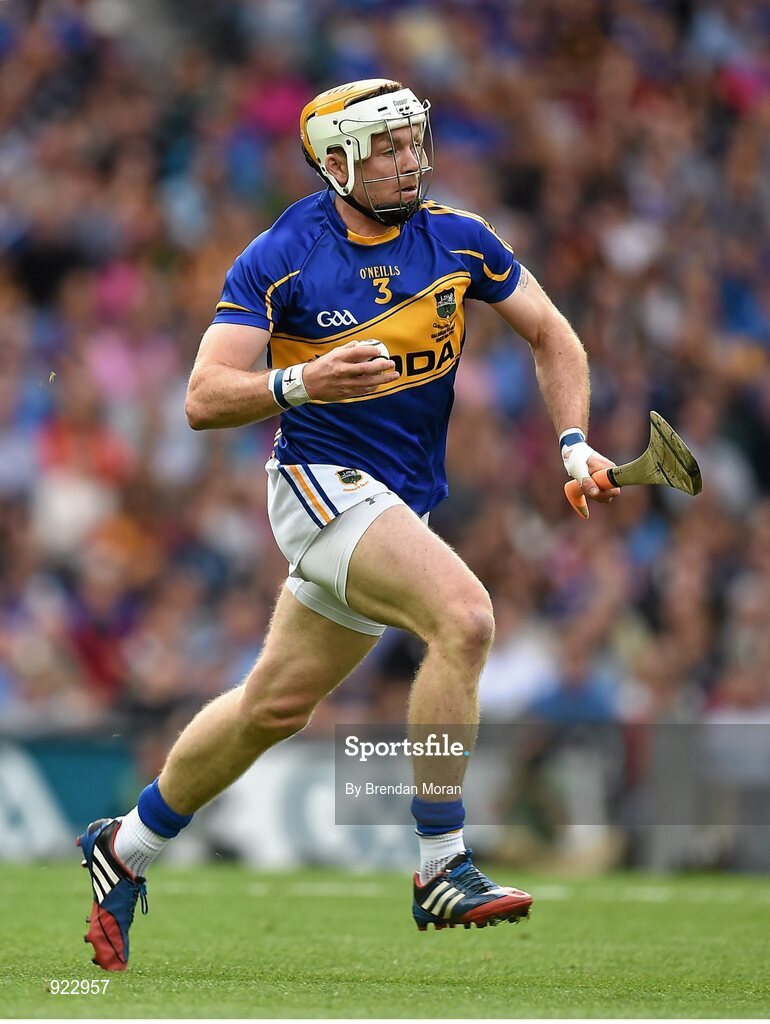 27 September 2014; Padraic Maher, Tipperary. GAA Hurling All Ireland Senior Championship Final Replay, Kilkenny v Tipperary. Croke Park, Dublin. Picture credit: Brendan Moran / SPORTSFILE