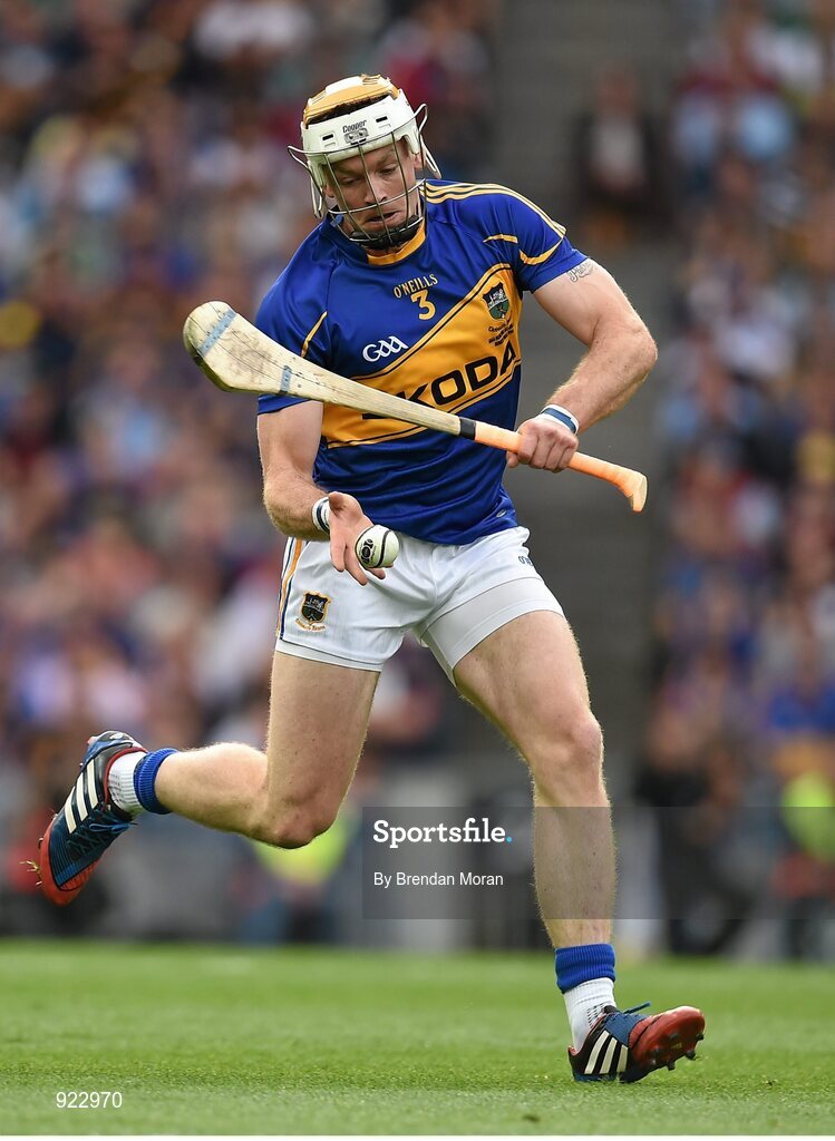 27 September 2014; Padraic Maher, Tipperary. GAA Hurling All Ireland Senior Championship Final Replay, Kilkenny v Tipperary. Croke Park, Dublin. Picture credit: Brendan Moran / SPORTSFILE