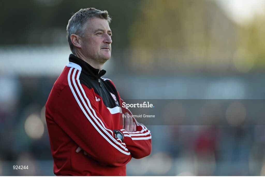 12 October 2014; Eire Og manager James Hanrahan. Clare County Senior Football Championship Final, Cratloe v Eire Og. Cusack Park, Ennis, Co. Clare. Picture credit: Diarmuid Greene / SPORTSFILE