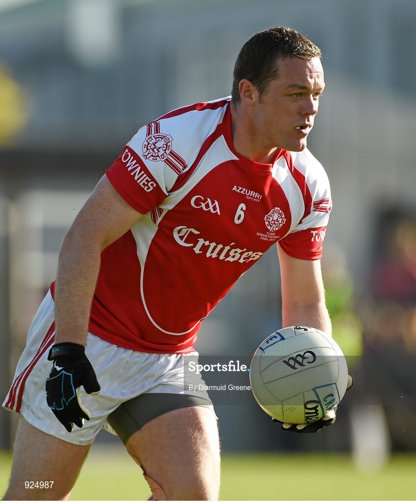 12 October 2014; Shane Daniels, Eire Og. Clare County Senior Football Championship Final, Cratloe v Eire Og. Cusack Park, Ennis, Co. Clare. Picture credit: Diarmuid Greene / SPORTSFILE