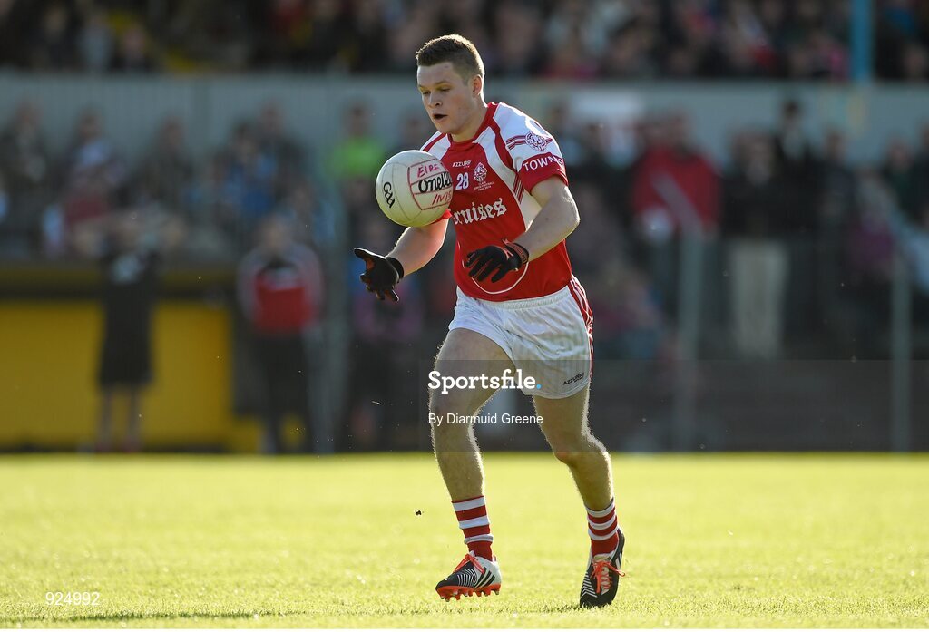 12 October 2014; Conor Brennan, Eire Og. Clare County Senior Football Championship Final, Cratloe v Eire Og. Cusack Park, Ennis, Co. Clare. Picture credit: Diarmuid Greene / SPORTSFILE