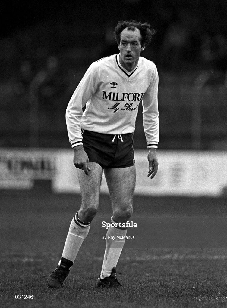 4 November 1984; Ben Bradley of Finn Harps during the League of Ireland match between Galway United and Finn Harps at Terryland in Galway. Photo by Ray McManus/Sportsfile
