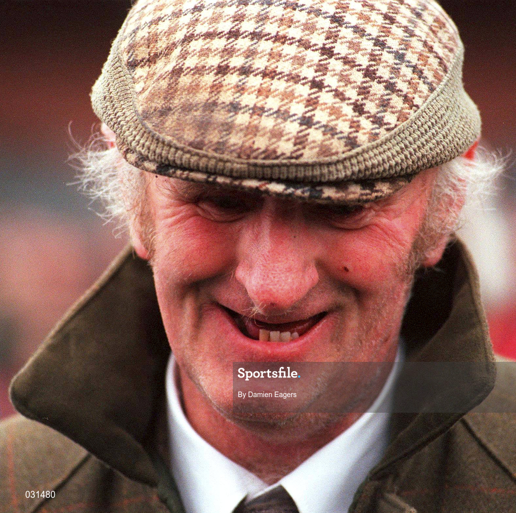 28 November 1999; Owner and trainer James Bowe after sending out Limestone Lad to win The Duggan Brothers Hatton's Grace Hurdle at Fairyhouse Racecourse in Ratoath, Meath. Photo by Damien Eagers/Sportsfile