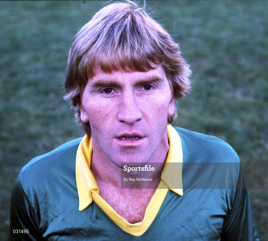 7 September 1982; Jim Deenihan of Kerry poses for a portrait during the Kerry press night ahead of the 1982 All-Ireland Senior Football Championship Final at the Fitzgerald Stadium in Killarney. Photo by Ray McManus/Sportsfile