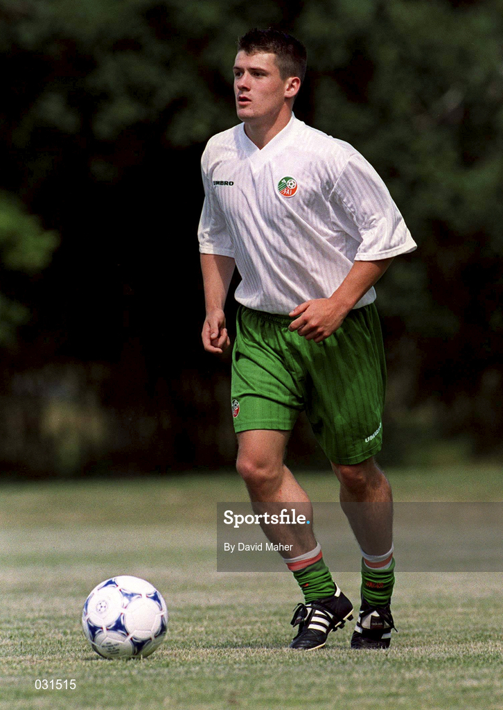 25 July 1999; John Frost during a Republic of Ireland training session at Karlbergsplan in Linkoping, Sweden. Photo by David Maher/Sportsfile