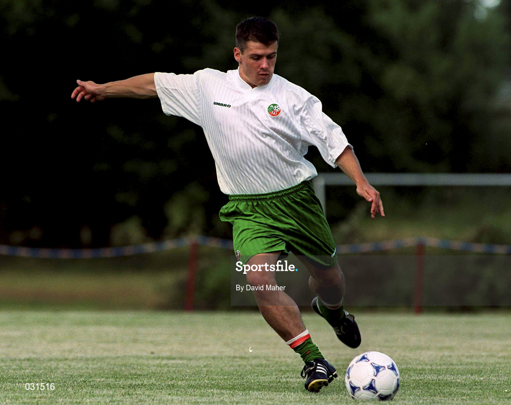 25 July 1999; John Frost during a Republic of Ireland training session at Karlbergsplan in Linkoping, Sweden. Photo by David Maher/Sportsfile