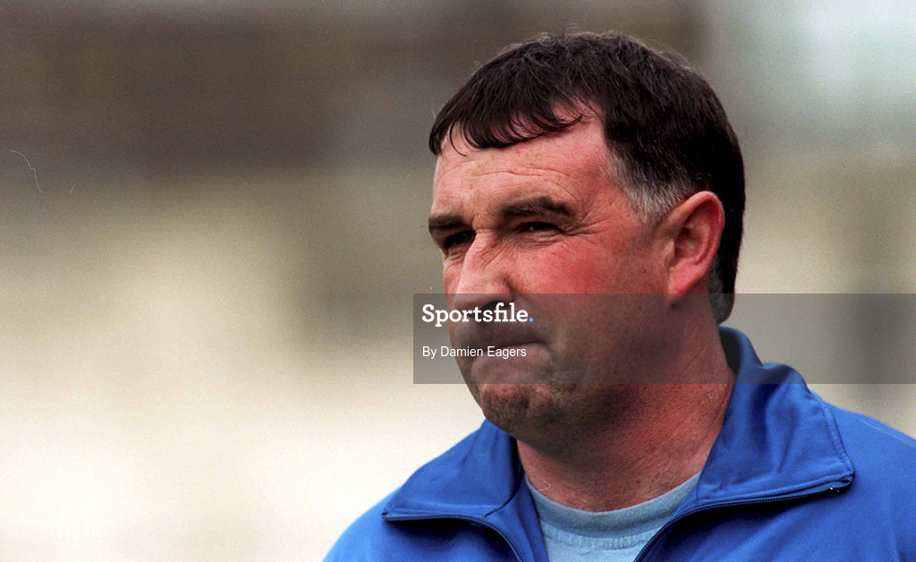 7 November 1999; Laune Rangers manager John Griffin during the AIB Munster Senior Club Football Championship semi-final match between Doonbeg and Laune Rangers at Fitzgerald Stadium in Killarney, Kerry. Photo by Damien Eagers/Sportsfile