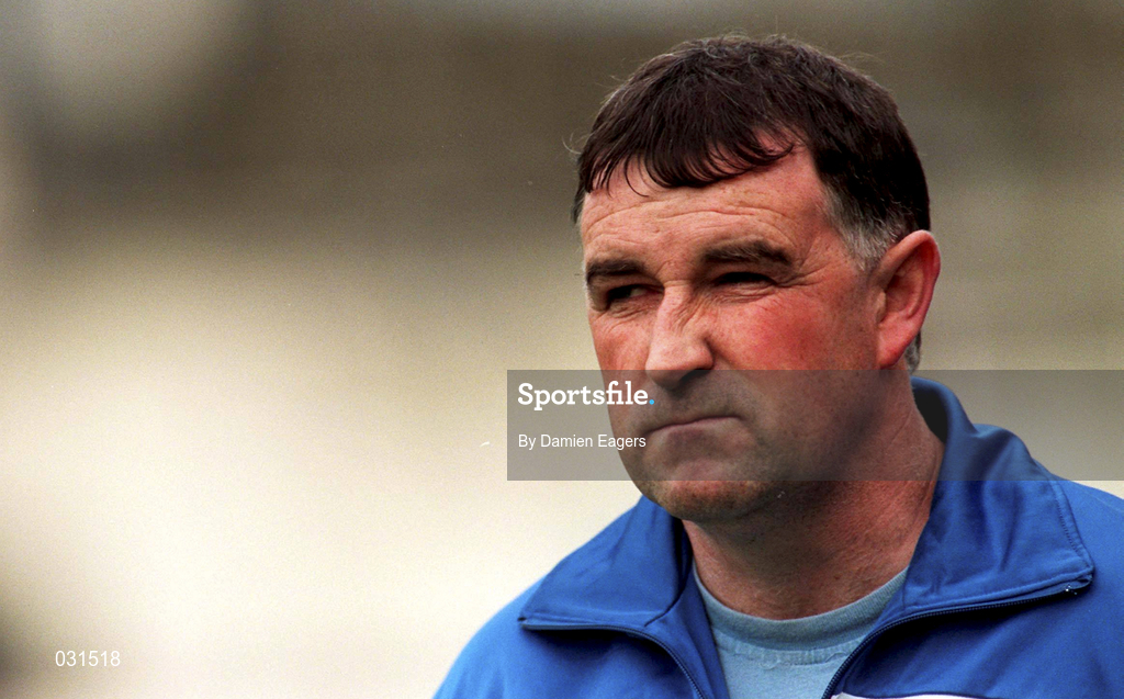 7 November 1999; Laune Rangers manager John Griffin during the AIB Munster Senior Club Football Championship semi-final match between Doonbeg and Laune Rangers at Fitzgerald Stadium in Killarney, Kerry. Photo by Damien Eagers/Sportsfile