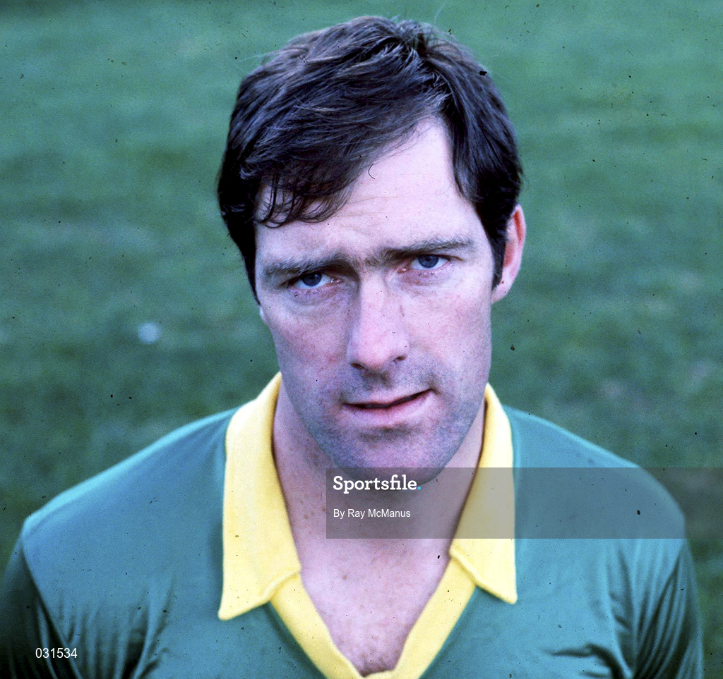 19 September 1982; John O'Keefe of Kerry poses for a portrait during the Kerry press night ahead of the 1982 All-Ireland Senior Football Championship Final at the Fitzgerald Stadium in Killarney. Photo by Ray McManus/Sportsfile