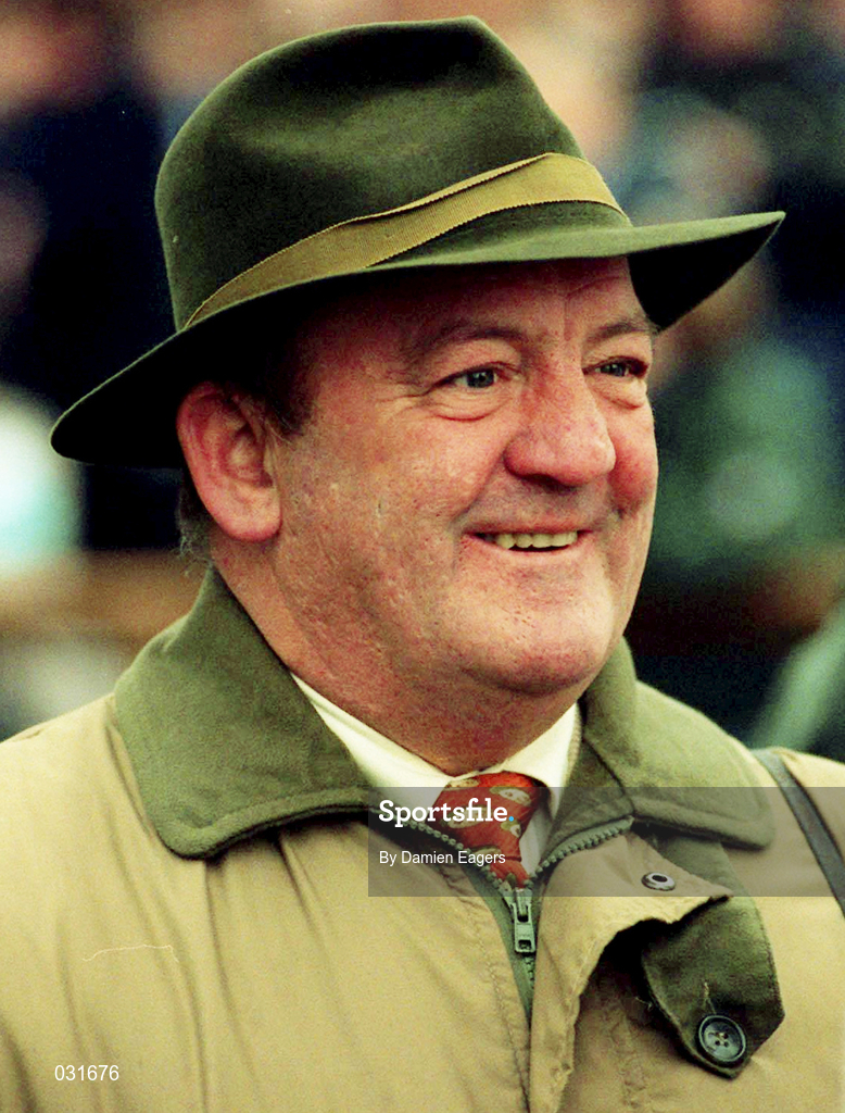 28 November 1999; Trainer Michael Hourigan at Fairyhouse Racecourse in Ratoath, Meath. Photo by Damien Eagers/Sportsfile