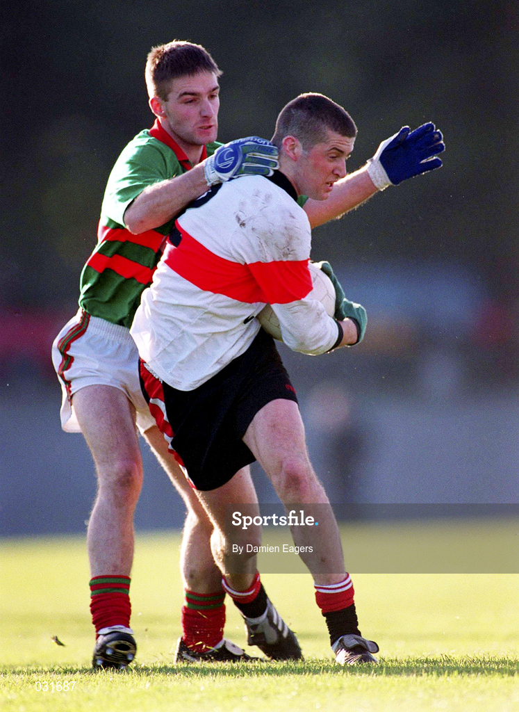20 November 1999; Michael O Se of UCC in action against Rathgormac during the AIB Munster Senior Club Football Championship semi-final match between Rathgormack and UCC at Páirc Uí Rinn in Cork. Photo by Damien Eagers/Sportsfile