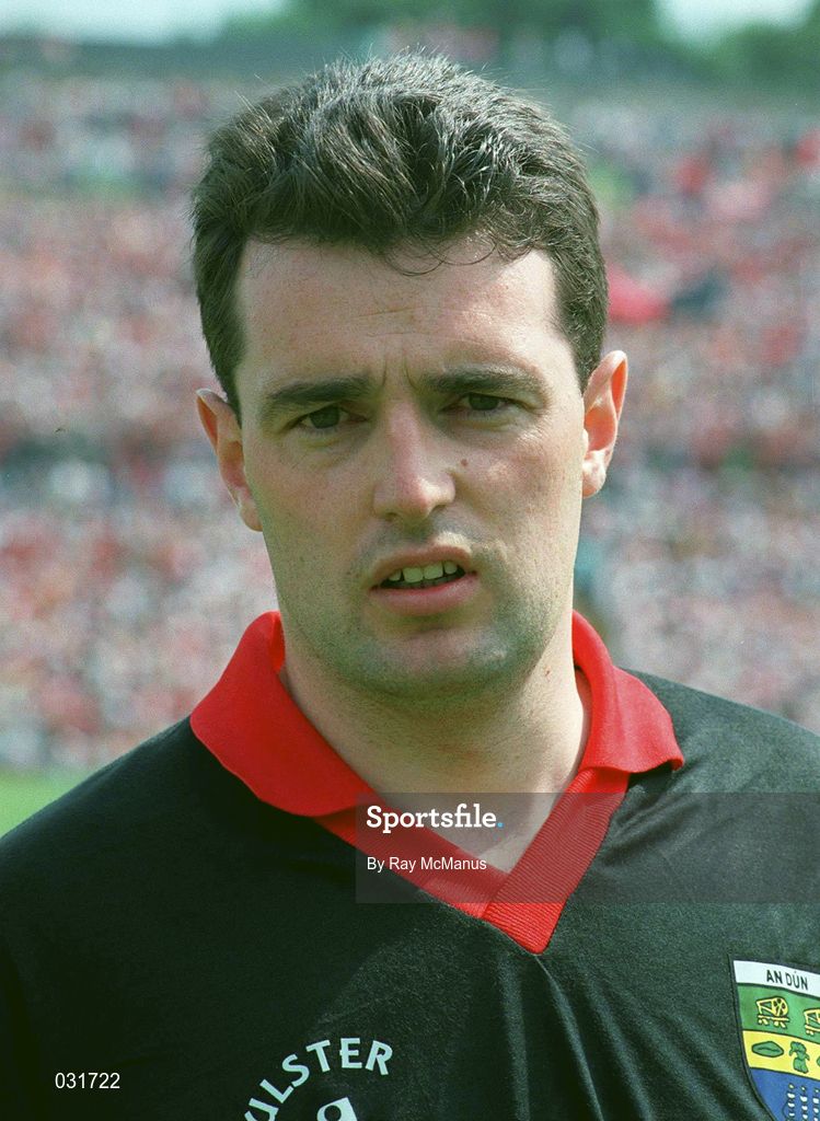 17 July 1994; Down goalkeeper Neil Collins ahead of the Bank of Ireland Ulster Senior Football Championship Final match between Down and Tyrone at St. Tiernach's Park in Clones, Monaghan. Photo by Ray McManus/Sportsfile