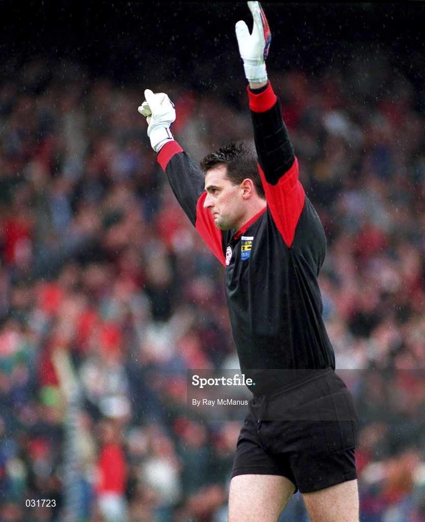 18 September 1994; Down goalkeeper Neil Collins during the Bank of Ireland All-Ireland Senior Football Championship Final match between Down and Dublin at Croke Park in Dublin. Photo by Ray McManus/Sportsfile