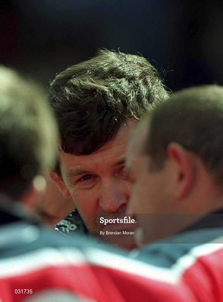 14 August 1999; Munster assistant coach Niall O'Donovan during the Guinness Interprovincial Championship match between Connacht and Munster at the Sportsground in Galway. Photo by Brendan Moran/Sportsfile