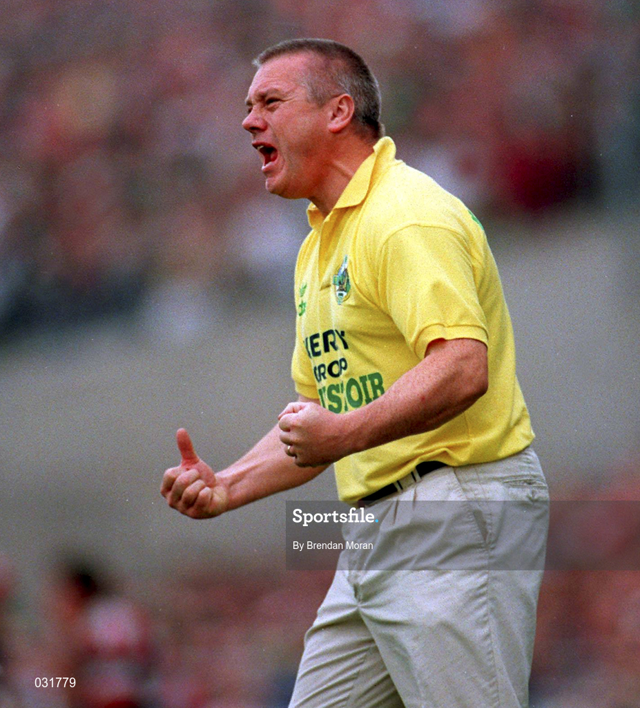 28 September 1997; Kerry manager Páidí Ó Sé during the Bank of Ireland All-Ireland Senior Football Championship Final match between Kerry and Mayo at Croke Park in Dublin. Photo by Brendan Moran/Sportsfile