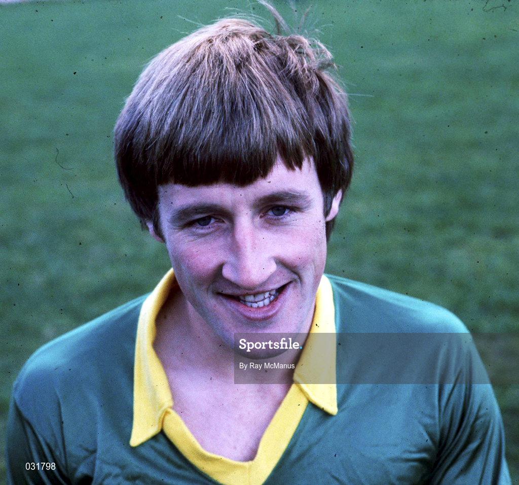 7 September 1982; Pat Spillane of Kerry poses for a portrait during the Kerry press night ahead of the 1982 All-Ireland Senior Football Championship Final at the Fitzgerald Stadium in Killarney. Photo by Ray McManus/Sportsfile